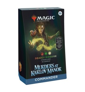 Juego De Cartas Magic The Gatering Mazos Commander Murders At Karlov Manor 4 Mazos Inglés