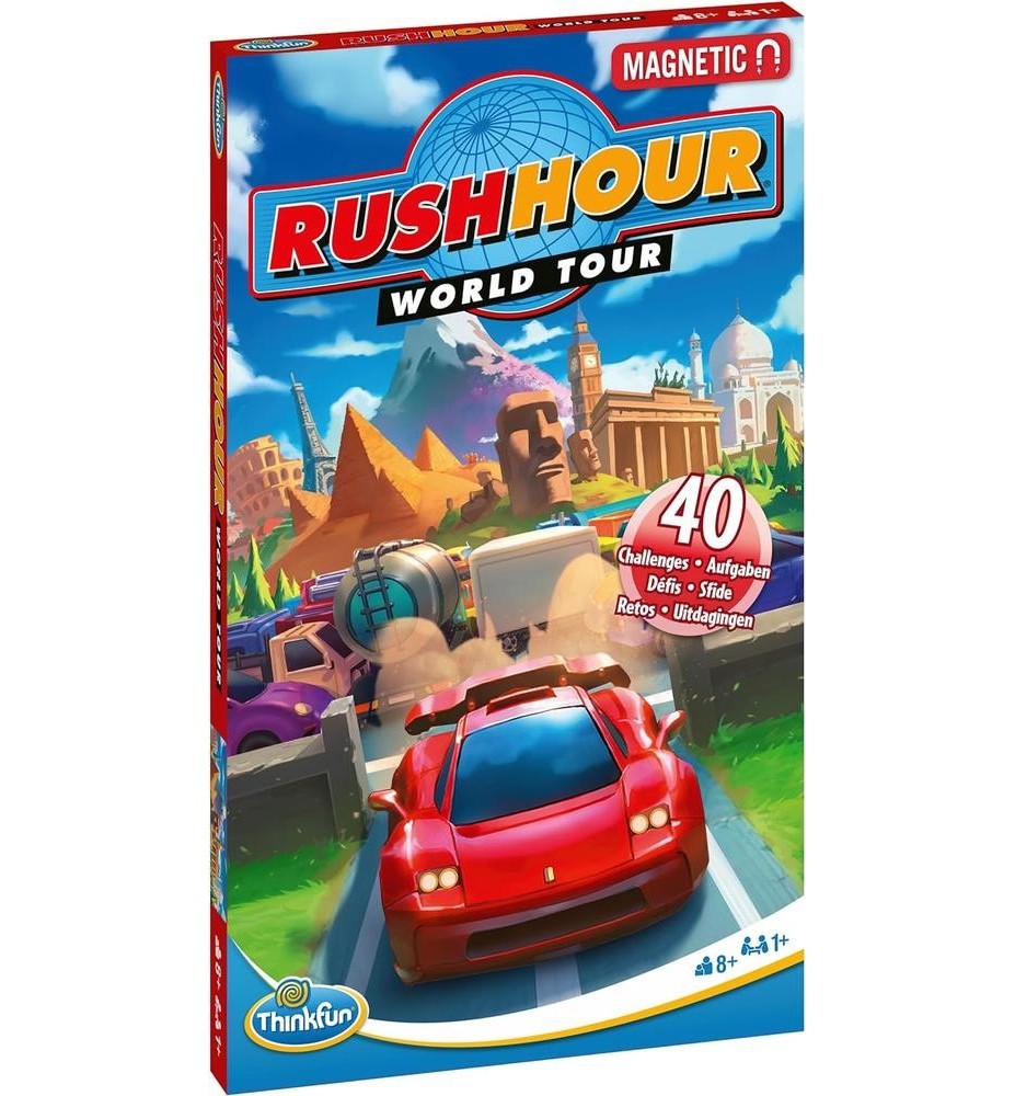 Puzzle Magnético De Viaje Rush Hour World Tour