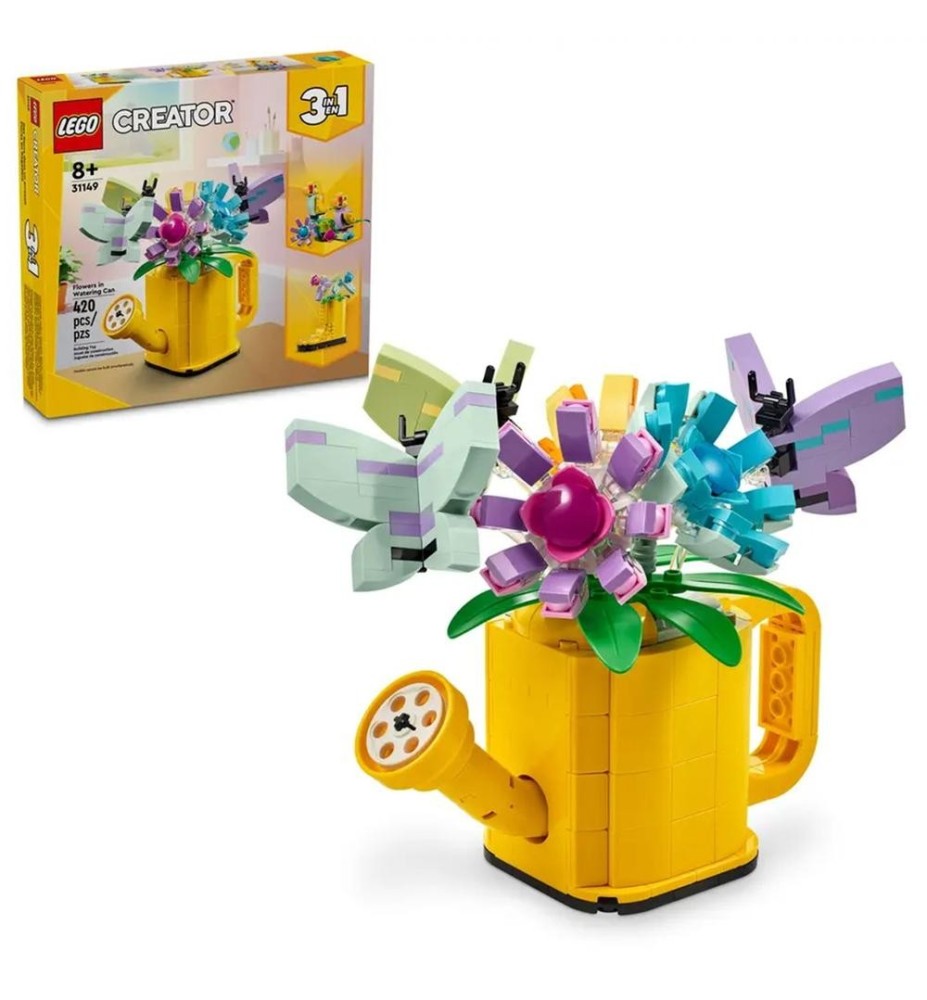 Lego Flores En Regadera