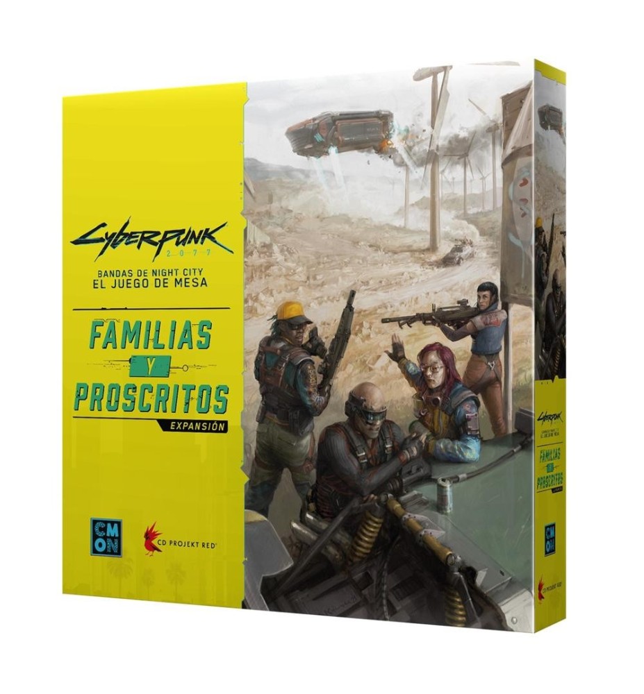 Juego De Mesa Cyberpunk 2077: Familias Y Proscritos Edad Recomendada 14 Años