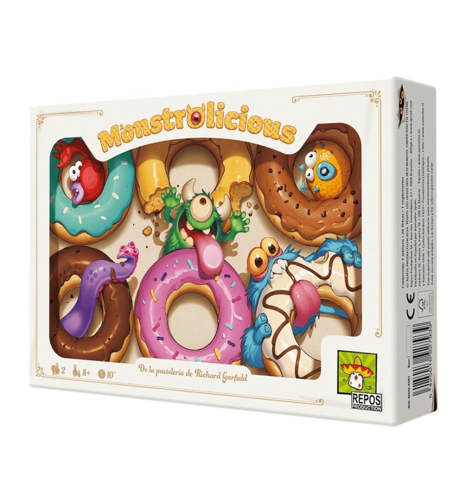 Juego De Mesa Monstrolicious Edad Recomendada 8 Años