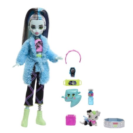 Muñeca Mattel Monster High Fiesta De Pijamas Frankie Stein