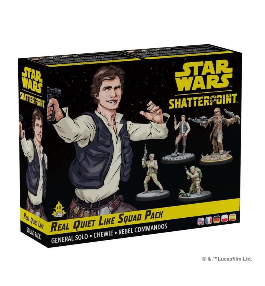 Juego De Mesa Star Wars Shatterpoint Real Quiet Like Squad Pack Edad Recomendada 14 Años