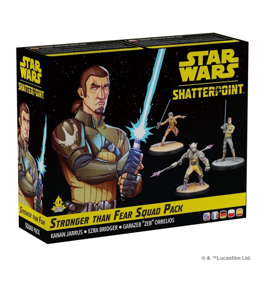 Juego De Mesa Star Wars Shatterpoint Stronger Than Fear Squad Pack Edad Recomendada 14 Años