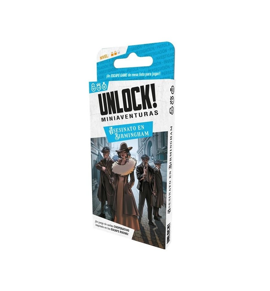 Juego De Cartas Unlock! Miniaventuras Asesinato En Birmingham