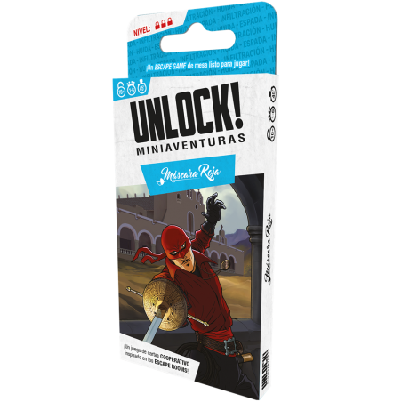 Juego De Mesa Unlock! Miniaventuras Máscara Roja