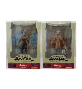 Surtido Figuras Diamond Collection Avatar The Last Airbender Aang & Azula 6 Unidades Action Figures Series 2 18 Cm