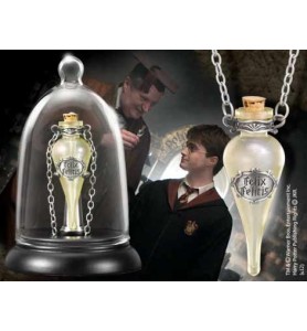 Réplica The Noble Collection Harry Potter Collar En Cristal Con Cadena Poción Suerte Líquida