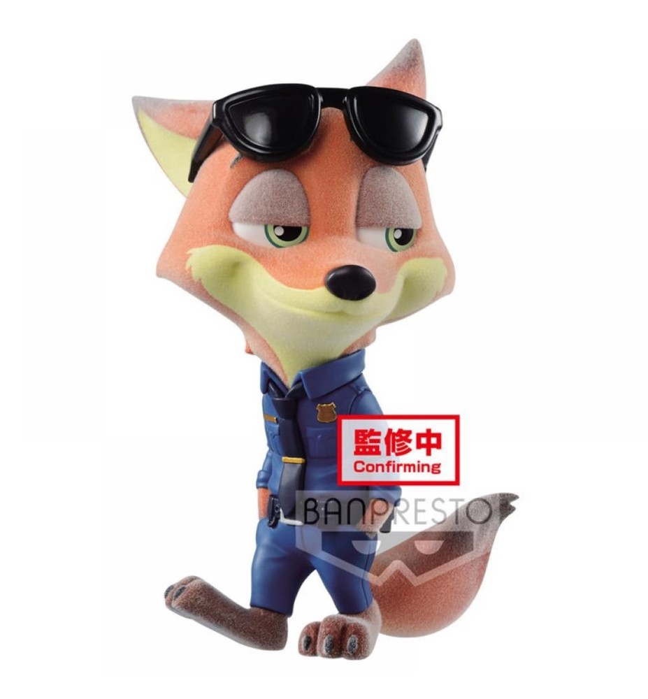 Figura Banpresto Disney Fluffy Puffy Nick & Judy Police Custome Nick