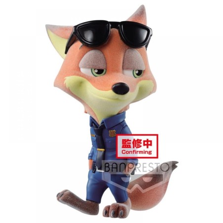 Figura Banpresto Disney Fluffy Puffy Nick & Judy Police Custome Nick