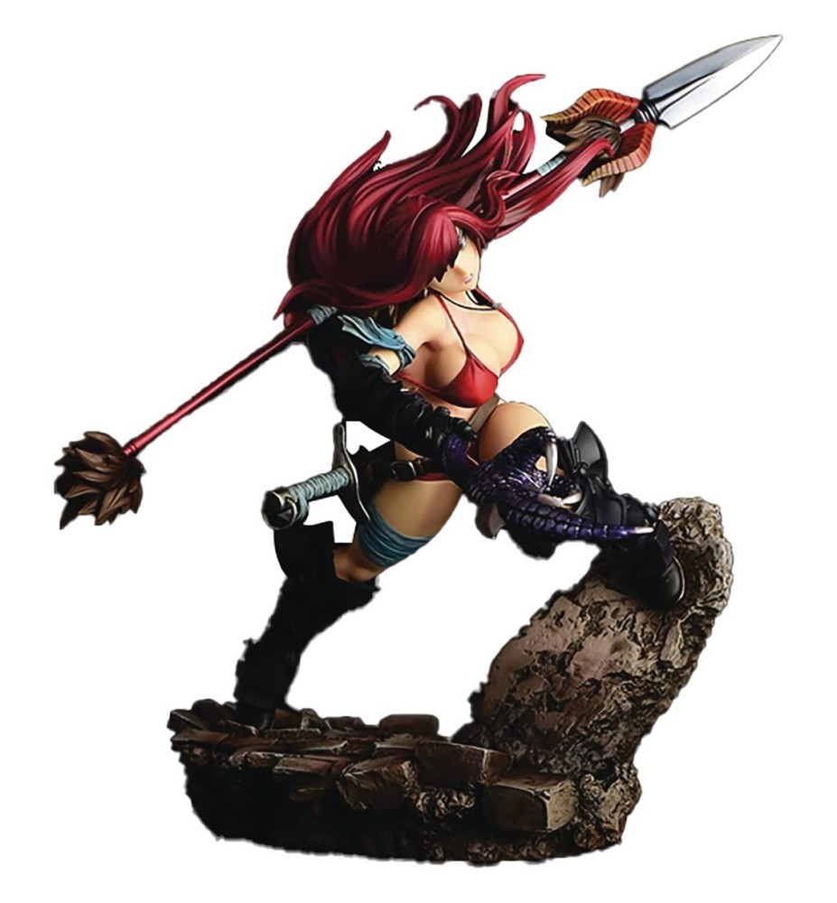 Figura Good Smile Company Fairy Tail Erza Scarlet The Knight Black Armor Edicion Limitada