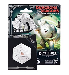 Figura Hasbro Dicelings Dungeons & Dragons Honor Among Thieves -  White Owlbear