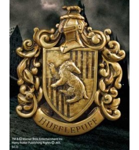 Escudo De Pared The Noble Collection Harry Potter Casa Hufflepuff Resina 20 X 28 Cm