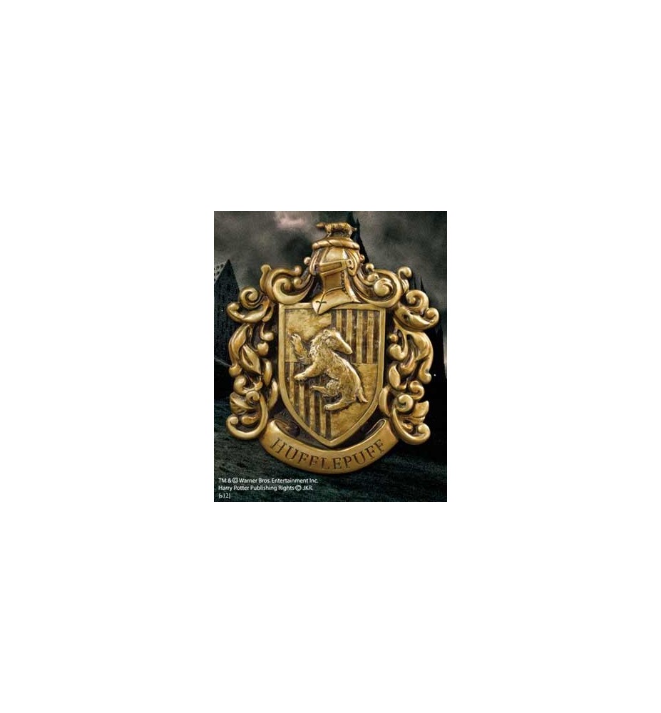 Escudo De Pared The Noble Collection Harry Potter Casa Hufflepuff Resina 20 X 28 Cm