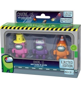 Among Us Mini Action Figure 3pc Window Box