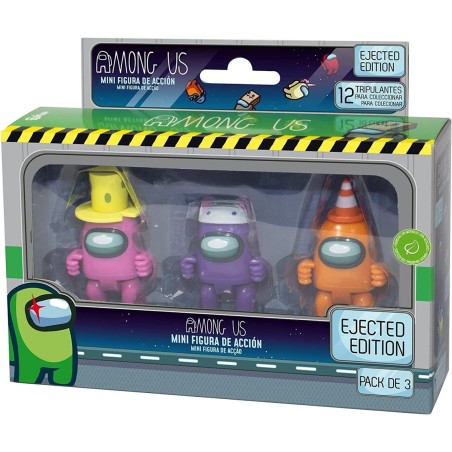 Among Us Mini Action Figure 3pc Window Box