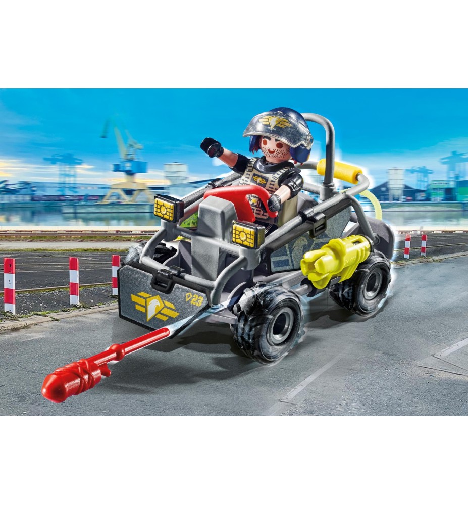 Playmobil Fuerzas Especiales Quad Multiterreno