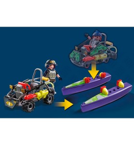 Playmobil Fuerzas Especiales Quad Multiterreno