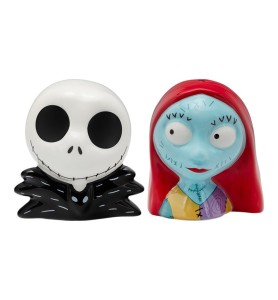 Set Salero Y Pimentero Paladone Pesadilla Antes De Navidad Nightmare Before Christmas Jack & Sally 7 Cm