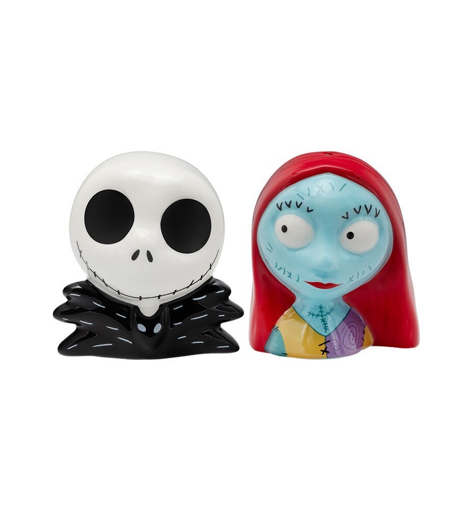 Set Salero Y Pimentero Paladone Pesadilla Antes De Navidad Nightmare Before Christmas Jack & Sally 7 Cm