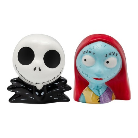 Set Salero Y Pimentero Paladone Pesadilla Antes De Navidad Nightmare Before Christmas Jack & Sally 7 Cm