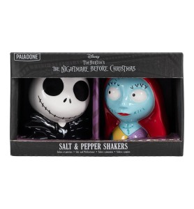 Set Salero Y Pimentero Paladone Pesadilla Antes De Navidad Nightmare Before Christmas Jack & Sally 7 Cm