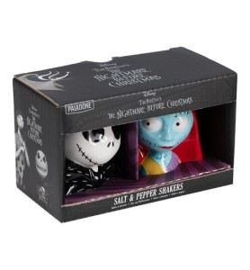 Set Salero Y Pimentero Paladone Pesadilla Antes De Navidad Nightmare Before Christmas Jack & Sally 7 Cm