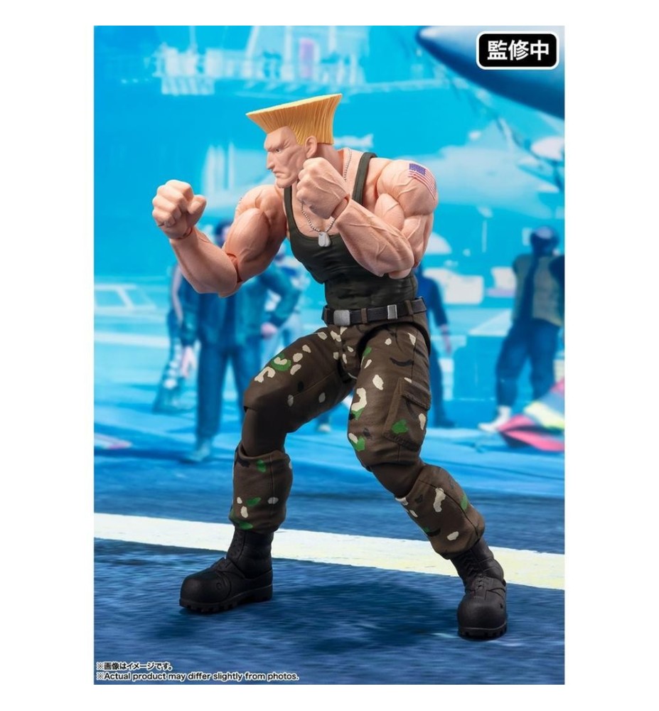 Figura Tamashii Nations Street Fighter Sh Figuarts Guile Outfit 2 Ver. 16cm