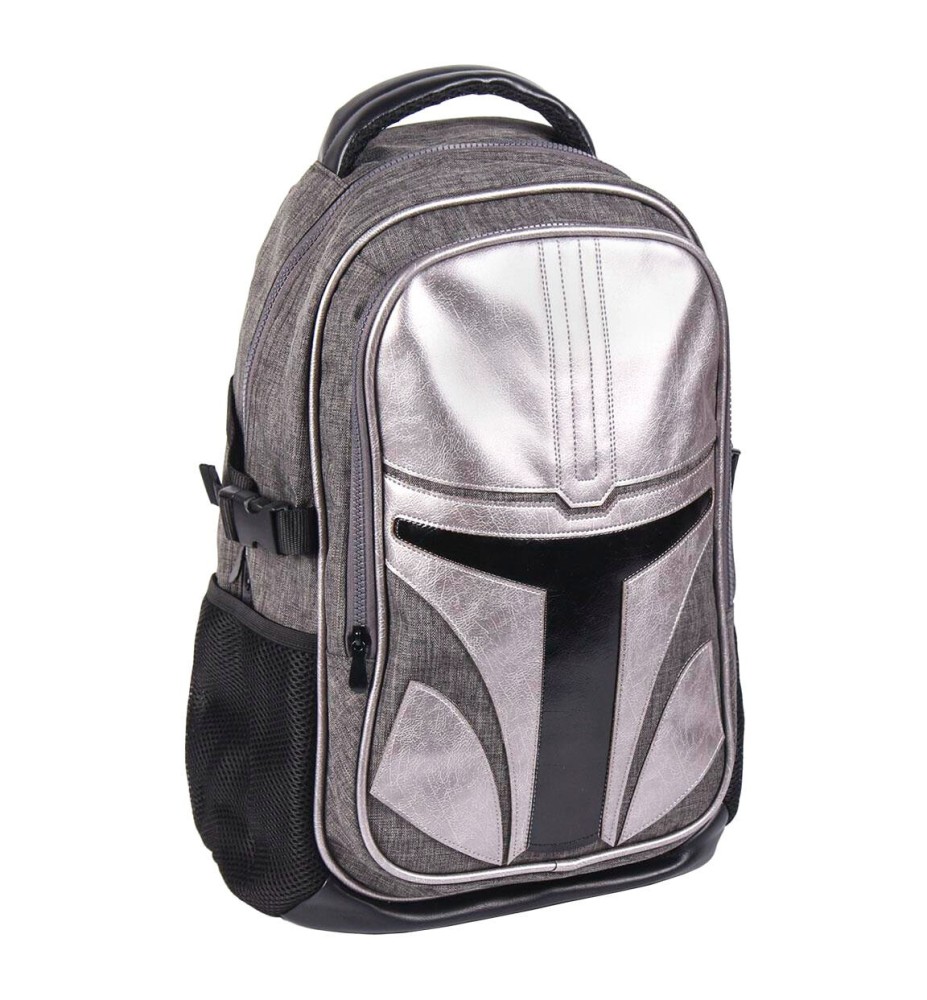 Mochila Casual Cerdá The Mandalorian El Cazarrecompensas Plateada 47 Cm