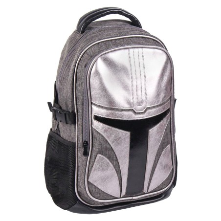 Mochila Casual Cerdá The Mandalorian El Cazarrecompensas Plateada 47 Cm