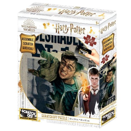 Puzzle Para Rascar Harry Potter Carteles Wanted Se Busca 500 Piezas