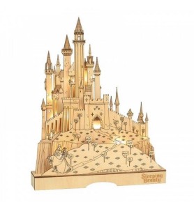 Figura Replica Enesco Disney La Bella Durmiente Castillo Iluminado