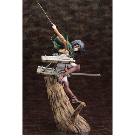 Figura Kotobukiya Ataque De Titanes Attack On Titan Mikasa Ackerman Renewal Package