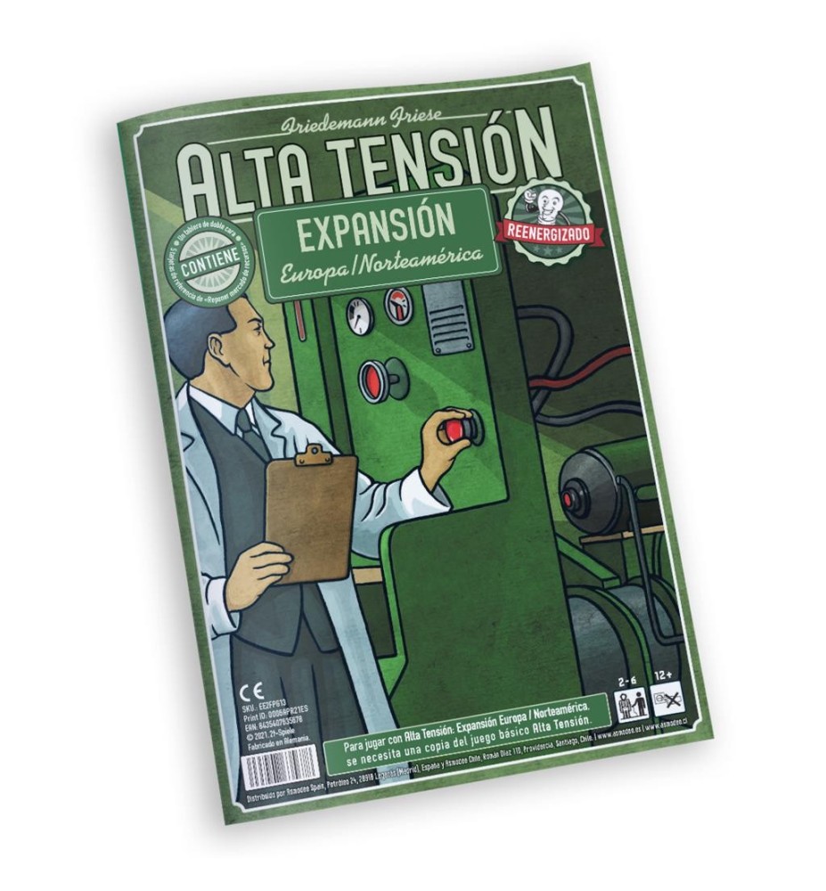 Juego De Mesa Alta Tension Expansion Europa Y Norteamerica Pegi 12