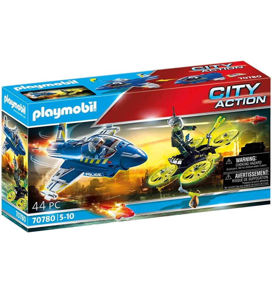 Playmobil Policia Avion : Persecucion Dron