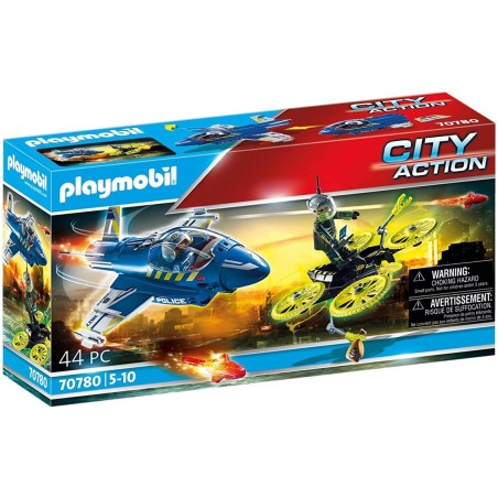 Playmobil Policia Avion : Persecucion Dron