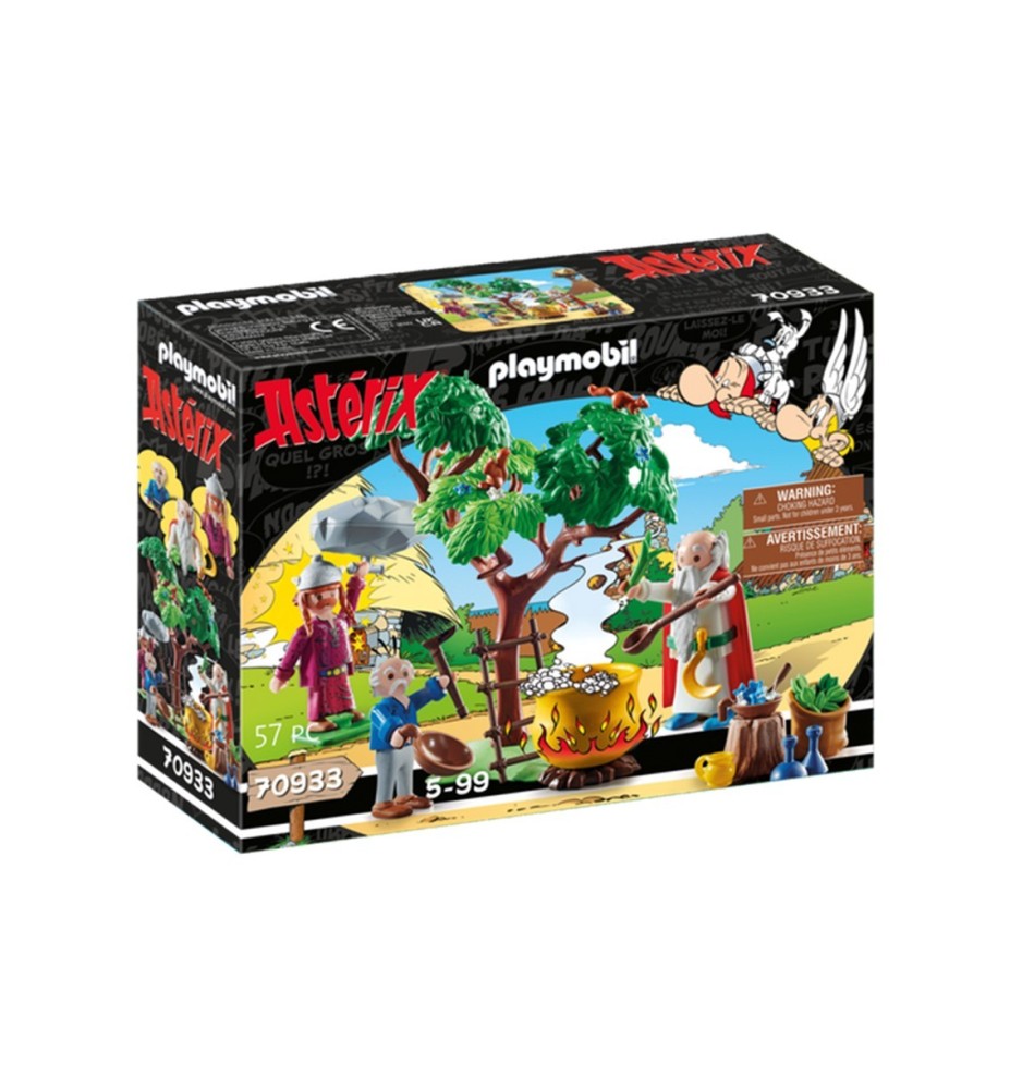 Playmobil Asterix: Panoramix Con El Caldero De La Pocion Magica