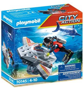 Playmobil Maritimo : Scooter De Buceo En Operaciones De Rescate