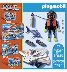 Playmobil Maritimo : Scooter De Buceo En Operaciones De Rescate