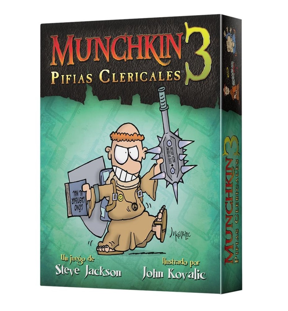 Juego De Mesa Munchkin 3: Pifias Clericales Pegi 10