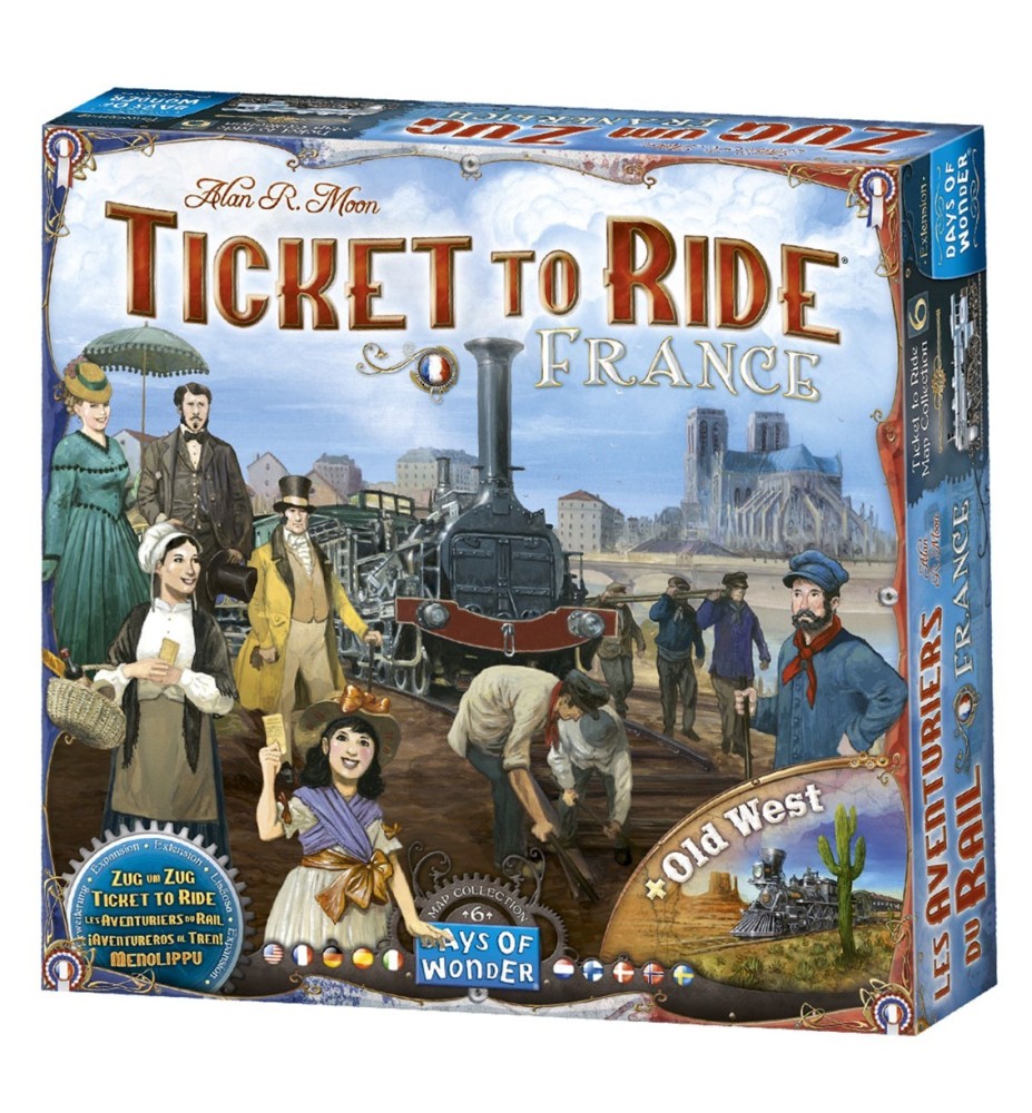 Juego De Mesa Aventureros Al Tren Francia (+ El Viejo Oeste) Pegi 8