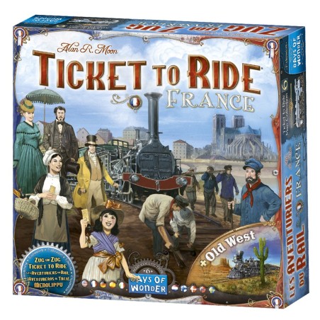 Juego De Mesa Aventureros Al Tren Francia (+ El Viejo Oeste) Pegi 8