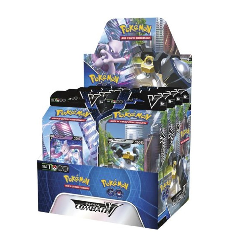 Juego De Cartas Pokémon Tcg Pokémon Go Baraja De Combate Mewtwo & Melmetal 8 Unidades Español