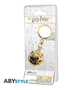 Llavero 3d Abystyle Harry Potter Snitch Dorada