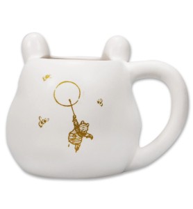 Taza 3d Half Moon Bay Winnie The Pooh  Abeja Dorada 550ml