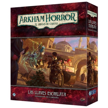 Juego De Mesa Arkham Horror Lcg Las Llaves Escarlata Expansion Campaña Pegi 14