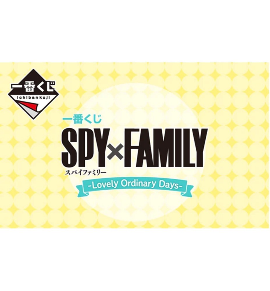 Ichiban Kuji Banpresto Spy X Family Lovely Ordinary Days Lote 80 Articulos