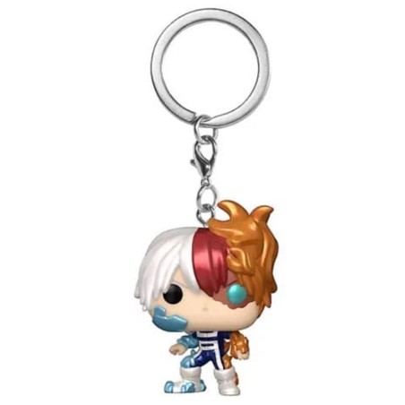 Llavero Funko Pop Keychain My Hero Academia Shoto Todoroki Efecto Metalico 48829