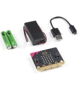 Kit Micro:bit Go V2.2 Con Placa Microbit + Pilas + Portapilas + Cable Usb