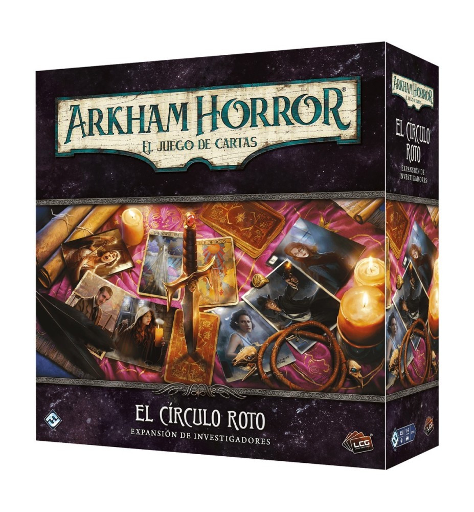 Juego De Mesa Arkham Horror Lcg El Circulo Roto Expansion Investigadores Edad Recomendada 14 Años